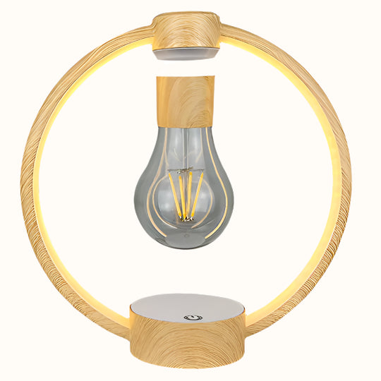 MAGIC LEVITATING BULB - WOOD FRAME