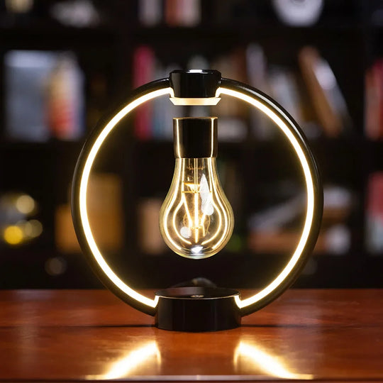 MAGIC LEVITATING BULB - WOOD FRAME
