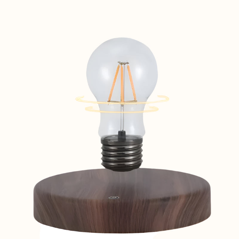 MAGIC LEVITATING BULB - WOOD BASE