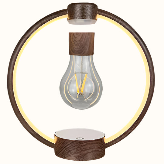 MAGIC LEVITATING BULB - WOOD FRAME