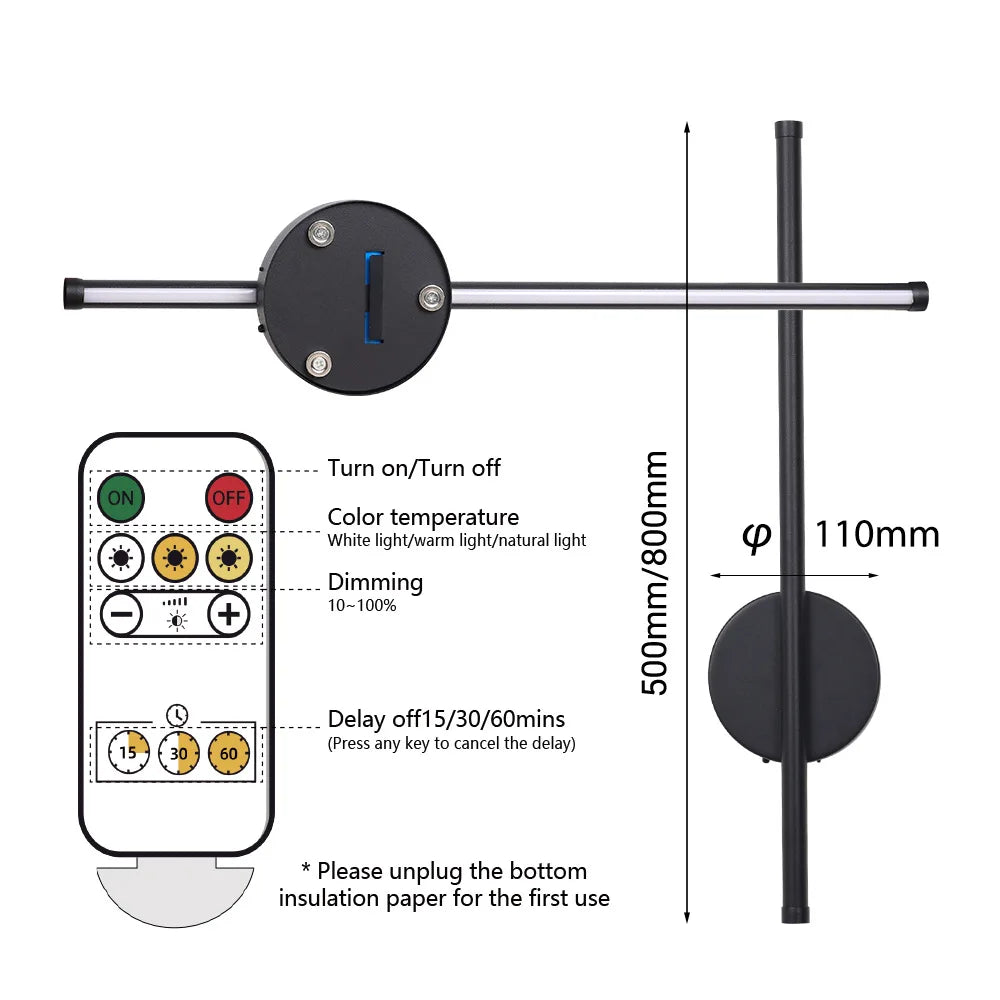 WIRELESS MODERN WALL LIGHT