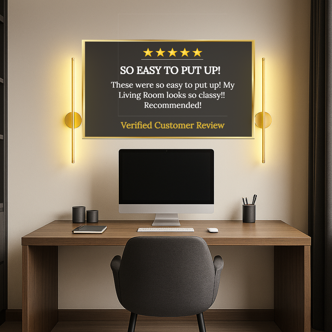 WIRELESS 'PEEL & STICK' MODERN WALL LIGHT