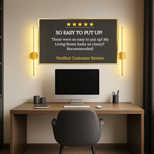 WIRELESS 'PEEL & STICK' MODERN WALL LIGHT