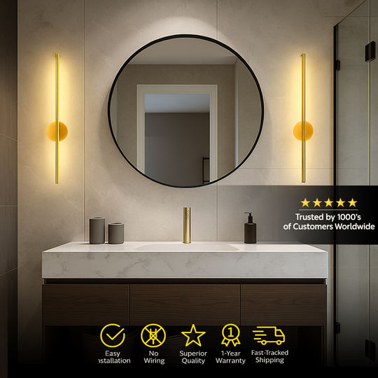 WIRELESS 'PEEL & STICK' MODERN WALL LIGHT